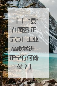 「“县”在图强·正宁①」工业高歌猛进 正宁有何倚仗？