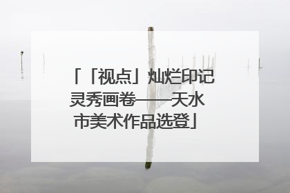 「视点」灿烂印记 灵秀画卷——天水市美术作品选登