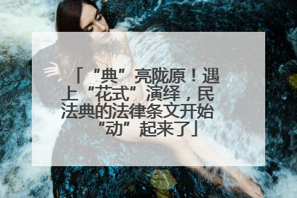 “典”亮陇原！遇上“花式”演绎，民法典的法律条文开始“动”起来了