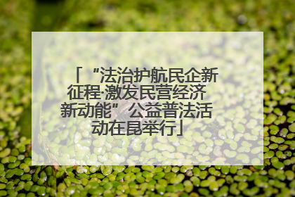 “法治护航民企新征程·激发民营经济新动能”公益普法活动在昆举行