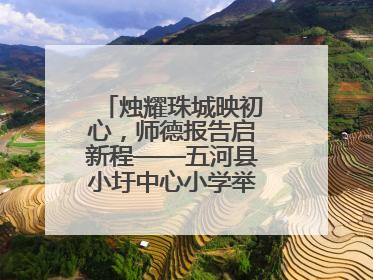 烛耀珠城映初心，师德报告启新程——五河县小圩中心小学举行师德报告会