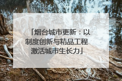 烟台城市更新：以制度创新与精品工程激活城市生长力
