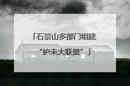 石景山多部门组建“护未大联盟”