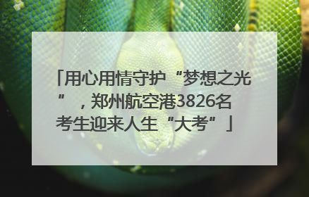 用心用情守护“梦想之光”，郑州航空港3826名考生迎来人生“大考”