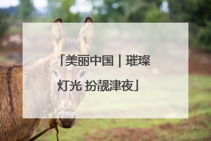 美丽中国｜璀璨灯光 扮靓津夜
