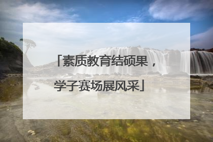 素质教育结硕果，学子赛场展风采