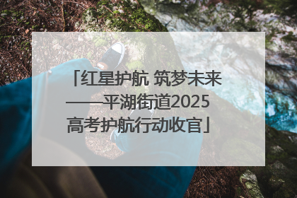 红星护航 筑梦未来——平湖街道2025高考护航行动收官
