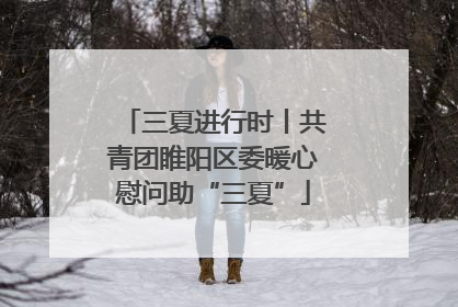 三夏进行时丨共青团睢阳区委暖心慰问助“三夏”