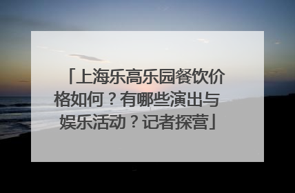 上海乐高乐园餐饮价格如何？有哪些演出与娱乐活动？记者探营