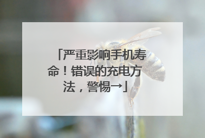严重影响手机寿命！错误的充电方法，警惕→