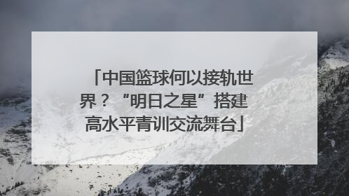 中国篮球何以接轨世界？“明日之星”搭建高水平青训交流舞台