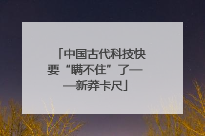 中国古代科技快要“瞒不住”了——新莽卡尺