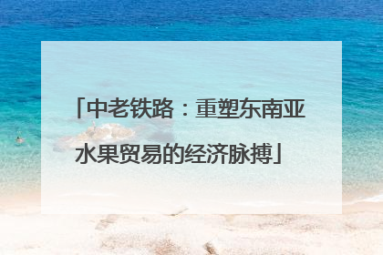 中老铁路：重塑东南亚水果贸易的经济脉搏