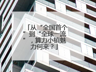 从“全国首个”到“全球一流”，算力小镇魅力何来？