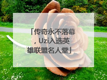 传奇永不落幕，Uzi入选英雄联盟名人堂
