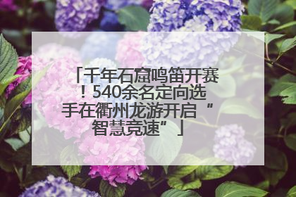 千年石窟鸣笛开赛！540余名定向选手在衢州龙游开启“智慧竞速”