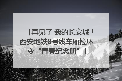 再见了 我的长安城！西安地铁8号线车厢拉环变“青春纪念册”