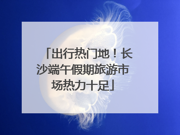 出行热门地！长沙端午假期旅游市场热力十足