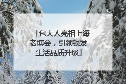包大人亮相上海老博会，引领银发生活品质升级