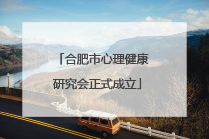 合肥市心理健康研究会正式成立