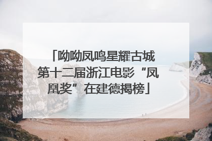 呦呦凤鸣星耀古城 第十二届浙江电影“凤凰奖”在建德揭榜
