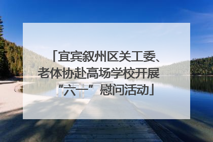 宜宾叙州区关工委、老体协赴高场学校开展“六一”慰问活动