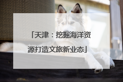 天津：挖掘海洋资源打造文旅新业态