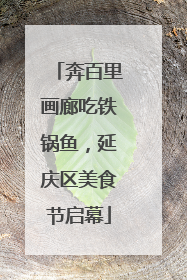 奔百里画廊吃铁锅鱼，延庆区美食节启幕
