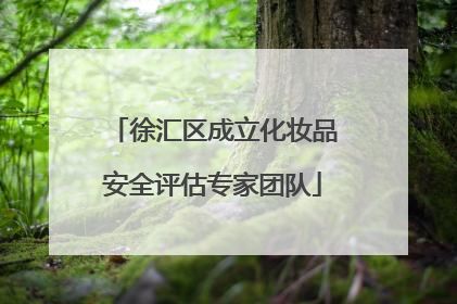 徐汇区成立化妆品安全评估专家团队