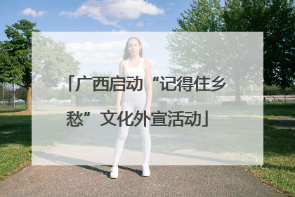 广西启动“记得住乡愁”文化外宣活动