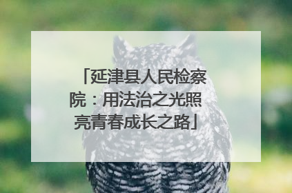 延津县人民检察院：用法治之光照亮青春成长之路