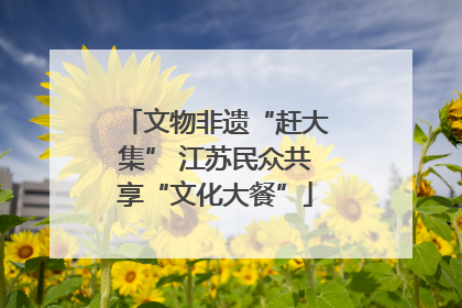 文物非遗“赶大集” 江苏民众共享“文化大餐”