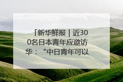 新华鲜报｜近300名日本青年应邀访华：“中日青年可以创造更好的未来”