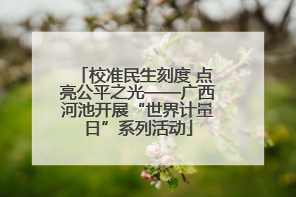 校准民生刻度 点亮公平之光——广西河池开展“世界计量日”系列活动