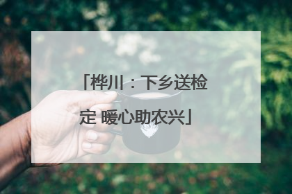 桦川：下乡送检定 暖心助农兴