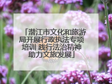 潜江市文化和旅游局开展行政执法专项培训 践行法治精神助力文旅发展