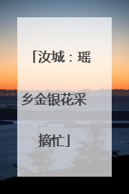 汝城：瑶乡金银花采摘忙