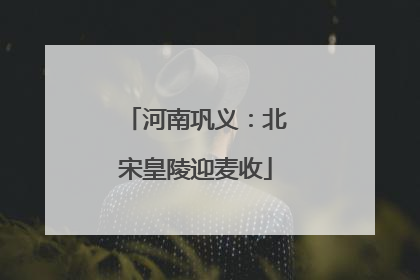 河南巩义：北宋皇陵迎麦收