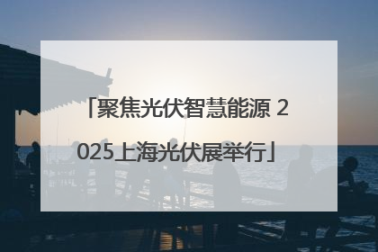 聚焦光伏智慧能源 2025上海光伏展举行