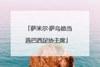 萨米尔·萨乌德当选巴西足协主席