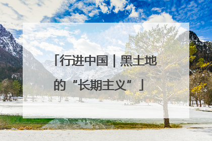 行进中国｜黑土地的“长期主义”