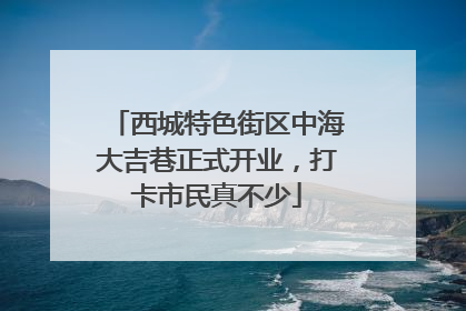 西城特色街区中海大吉巷正式开业，打卡市民真不少