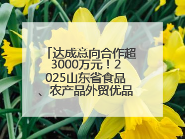 达成意向合作超3000万元！2025山东省食品、农产品外贸优品购物节闭幕
