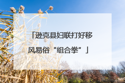 逊克县妇联打好移风易俗“组合拳”