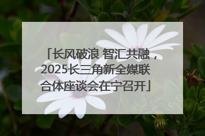 长风破浪 智汇共融，2025长三角新全媒联合体座谈会在宁召开