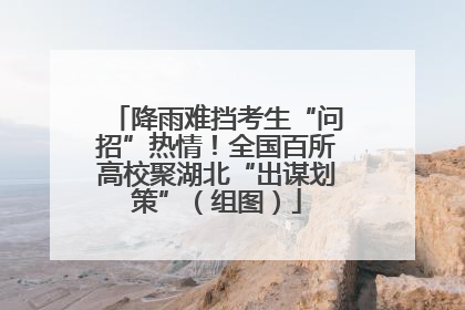 降雨难挡考生“问招”热情！全国百所高校聚湖北“出谋划策”（组图）