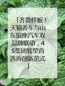 齐鲁样板！天猫养车与山东银座汽车双品牌联动，4S集团转型首选再创新范式