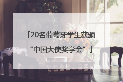 20名葡萄牙学生获颁“中国大使奖学金”