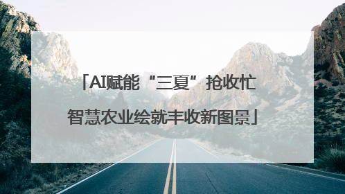 AI赋能“三夏”抢收忙 智慧农业绘就丰收新图景