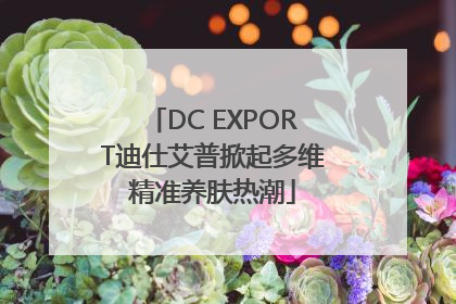 DC EXPORT迪仕艾普掀起多维精准养肤热潮